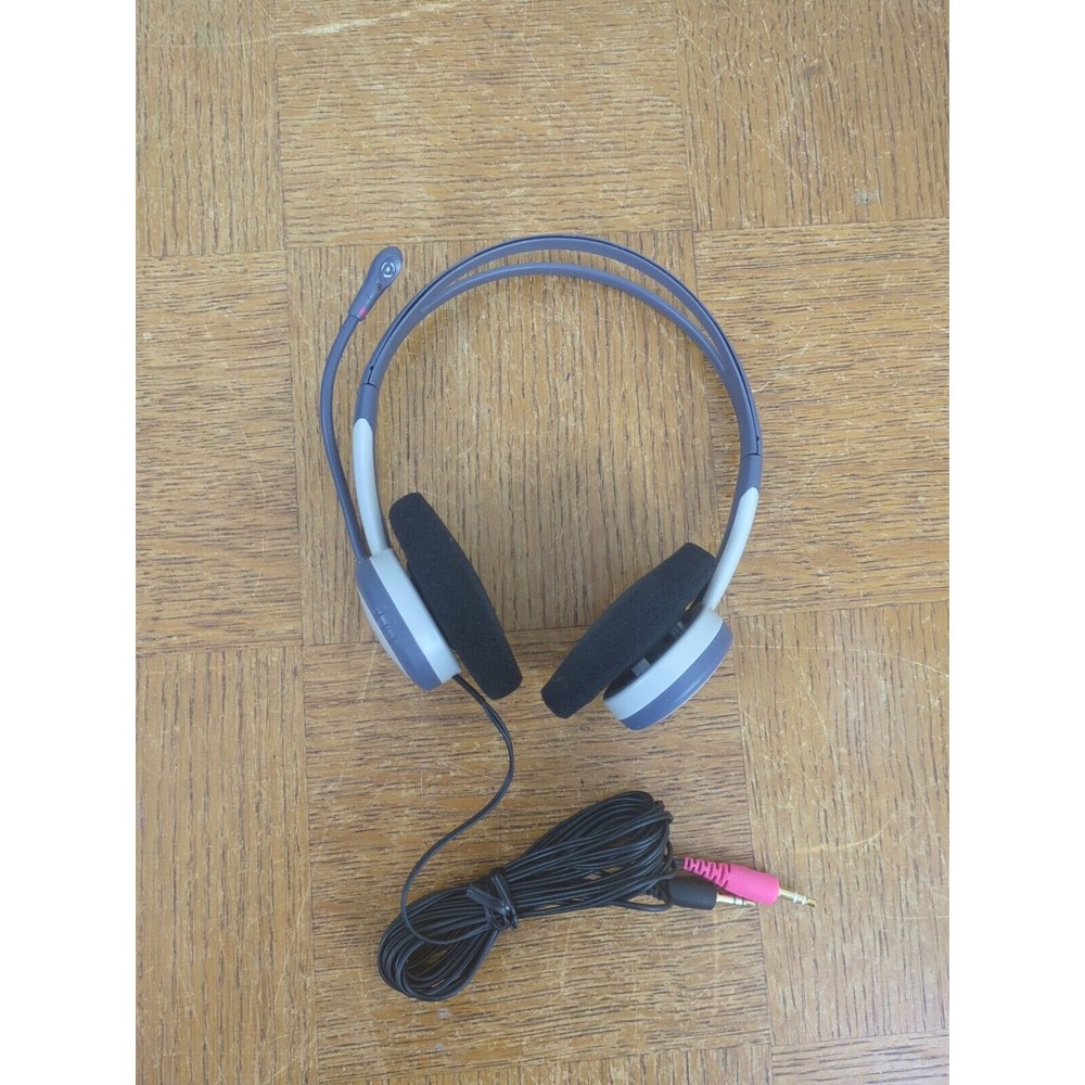 Vintage SONY Headphones DR-220 Adjustable On-Ear‎ Stereo Headset Microphone